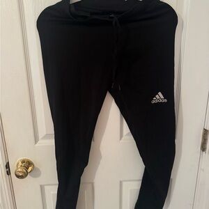 Adidas Men's Black Joggers with Logo